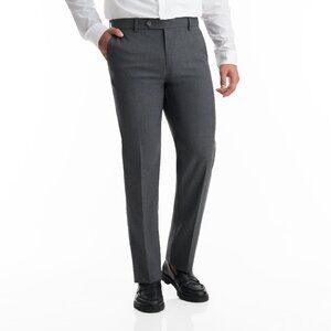 J Braxx by Ballin NWT 4-Way Stretch Wool, Expandable Waist Men's Pants, Black 46